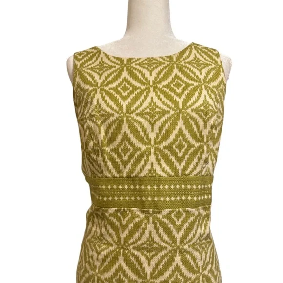 Jones New York Olive Patterned Dress - Picture 4 of 4